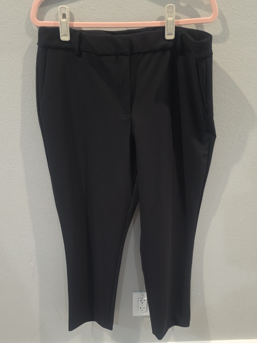 Christian Siriano Black Tailored Dress Pants